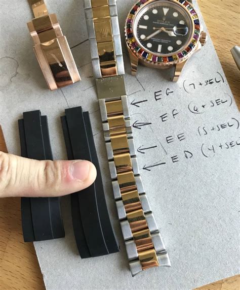 watch bands for rolex oyster oeroetual datejust|oysterflex size chart.